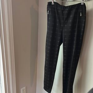 Black Checkered Pants